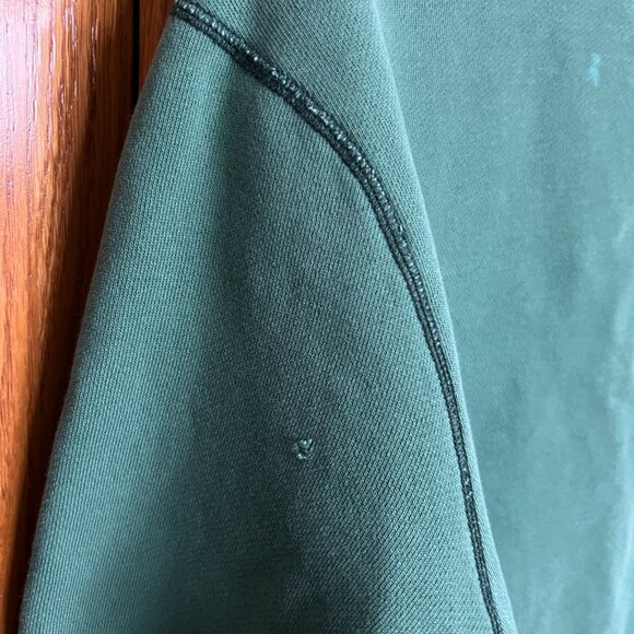 90's Vintage POLO RALPH LAUREN Green Indian Springs sweatshirt - Size Large - Picture 13 of 16
